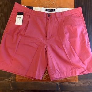 Chaps Mens Size 40 Nantucket Solid Red Shorts
